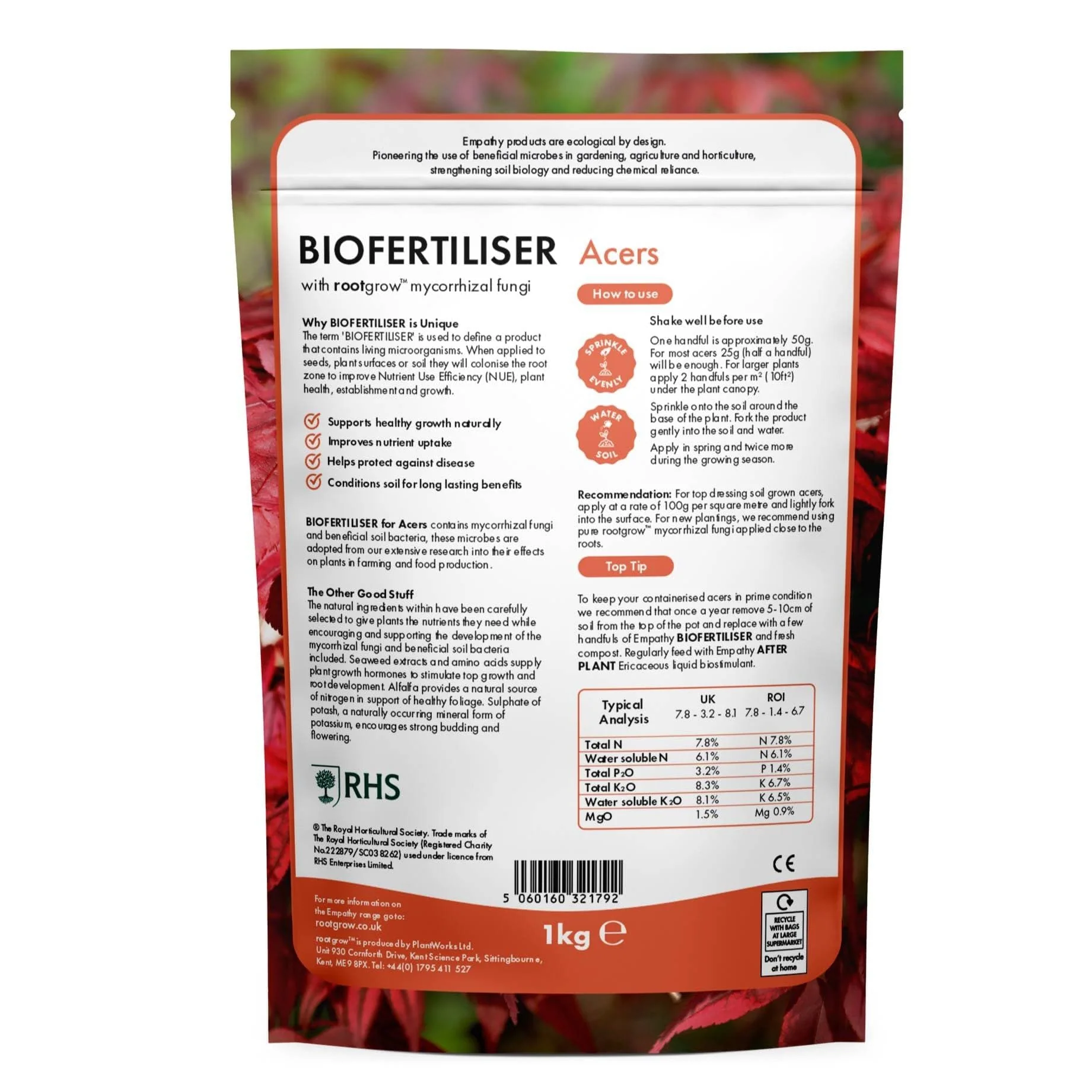 Empathy Acer Biofertiliser with Rootgrow™ - Image 2