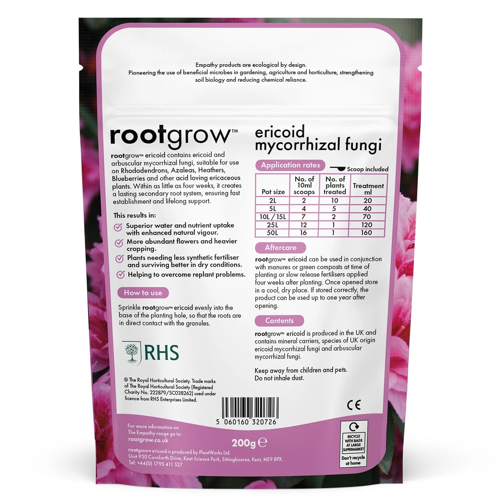 Empathy Rootgrow™ Ericoid Mycorrhizal Fungi - Image 2